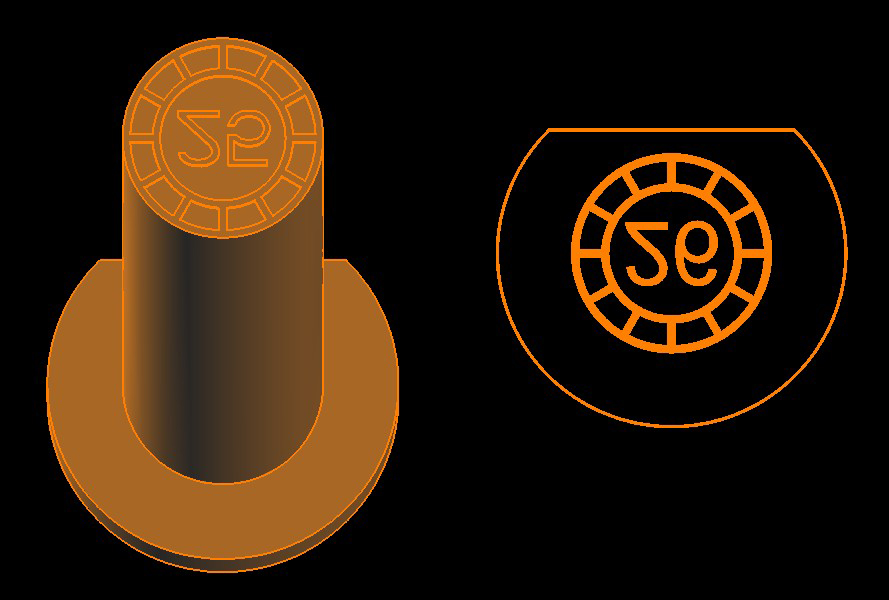3D Model to Curve Image