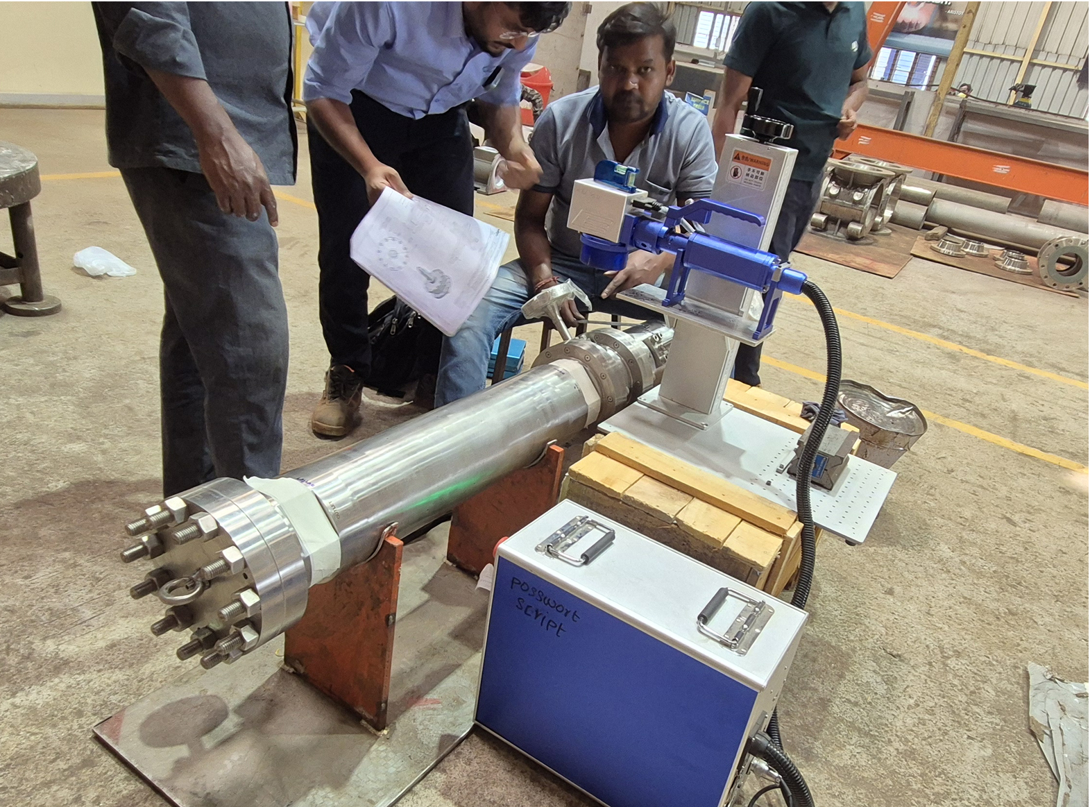 Industrial Onsite Laser Work